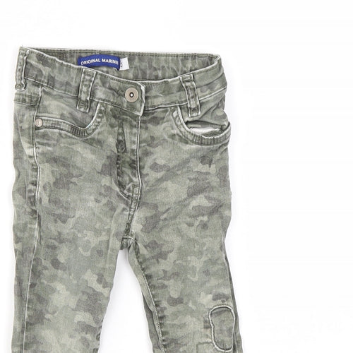 Original Marines Boys Green Check  Skinny Jeans Size 3 Years