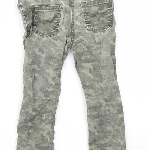 Original Marines Boys Green Check  Skinny Jeans Size 3 Years