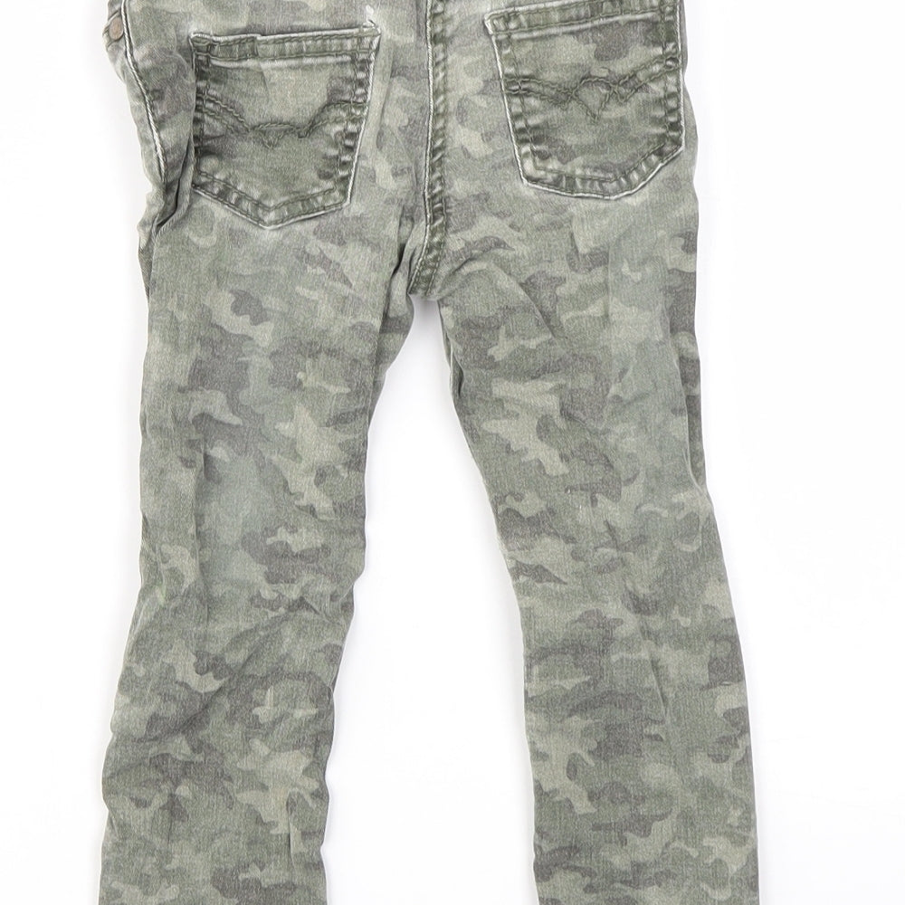 Original Marines Boys Green Check  Skinny Jeans Size 3 Years