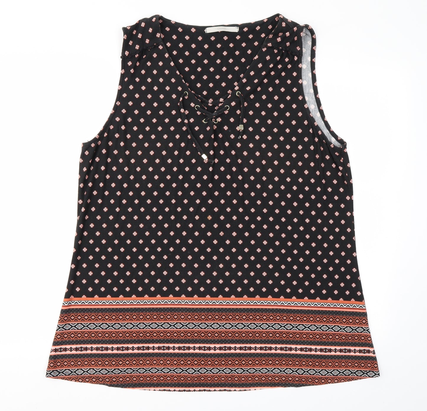 George Womens Multicoloured Argyle/Diamond  Basic T-Shirt Size 18