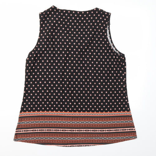 George Womens Multicoloured Argyle/Diamond  Basic T-Shirt Size 18