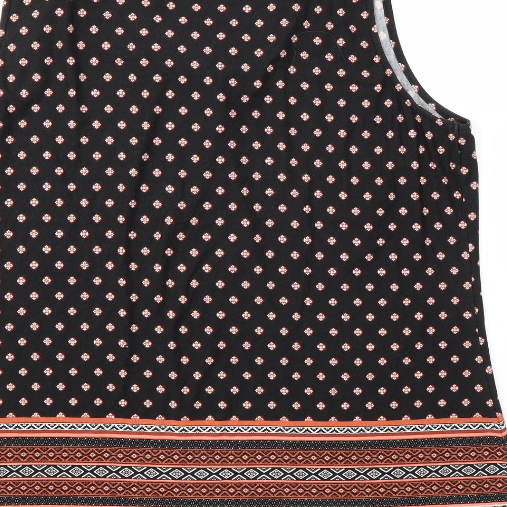 George Womens Multicoloured Argyle/Diamond  Basic T-Shirt Size 18