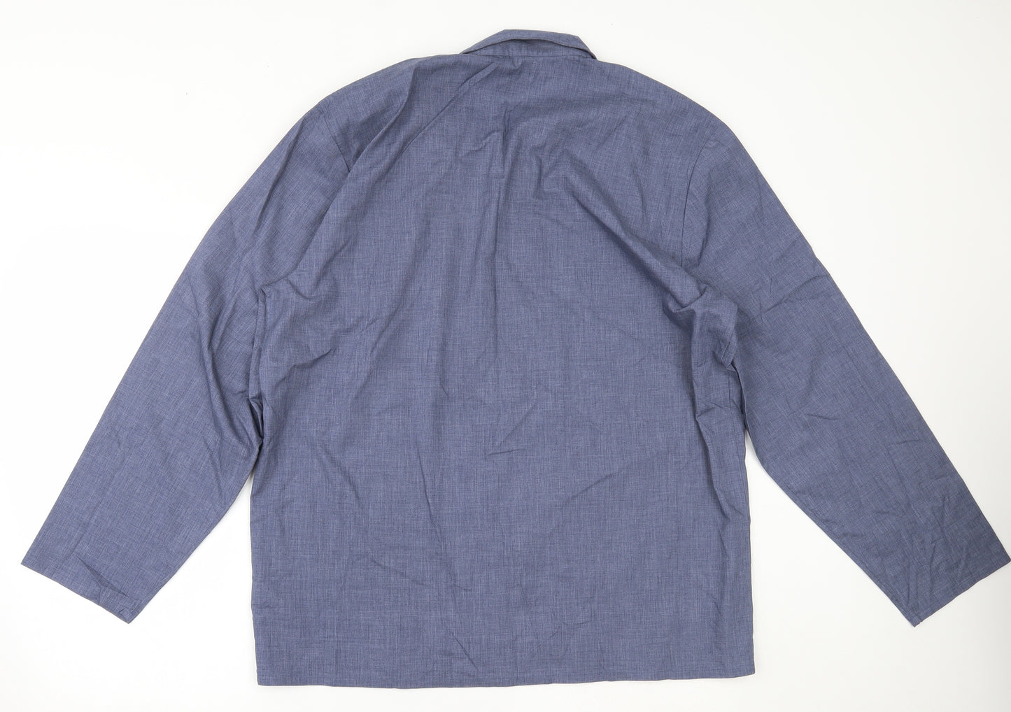 Marks and Spencer Mens Blue    Button-Up Size L