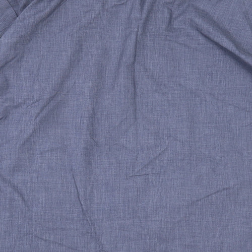 Marks and Spencer Mens Blue    Button-Up Size L
