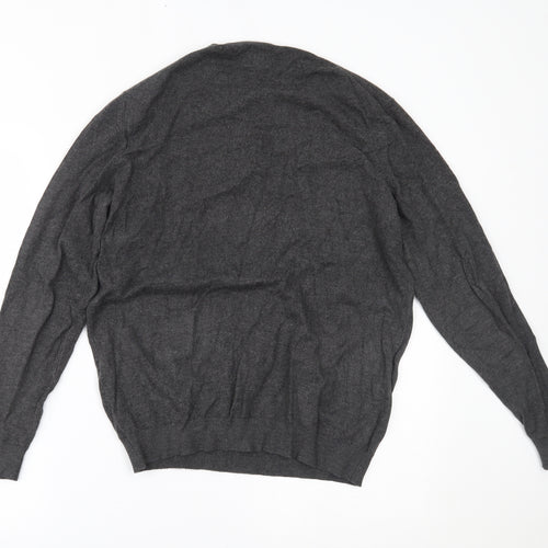 Zara Mens Grey   Pullover Jumper Size M