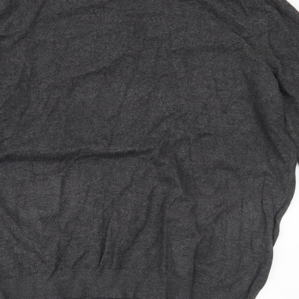 Zara Mens Grey   Pullover Jumper Size M