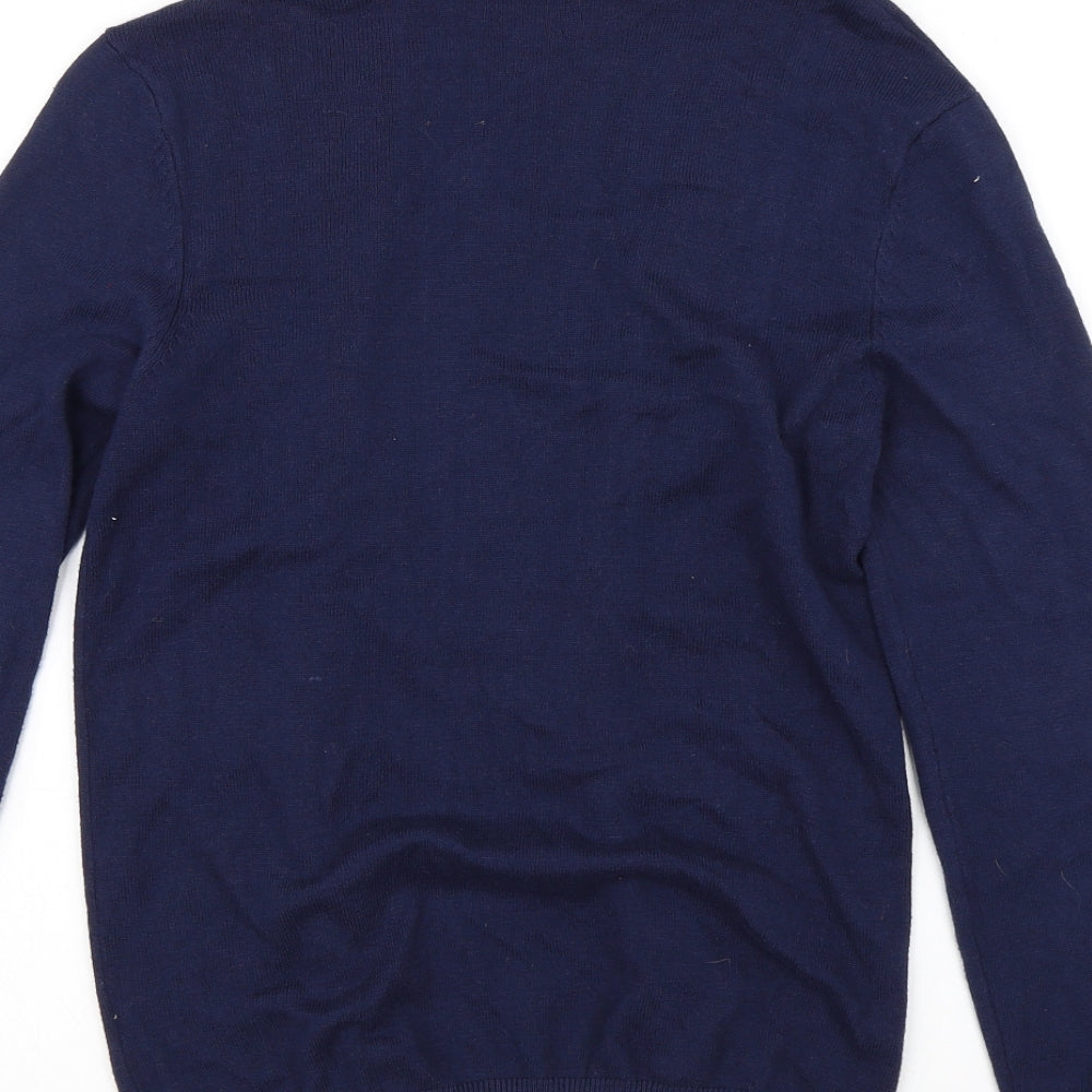 Nutmeg Girls Blue   Cardigan Jumper Size 12-13 Years