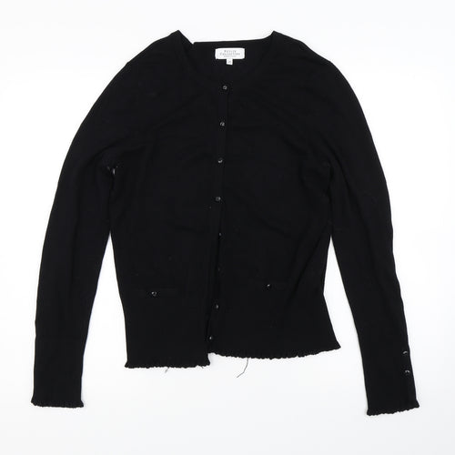 Debenhams Womens Black   Cardigan Jumper Size 16
