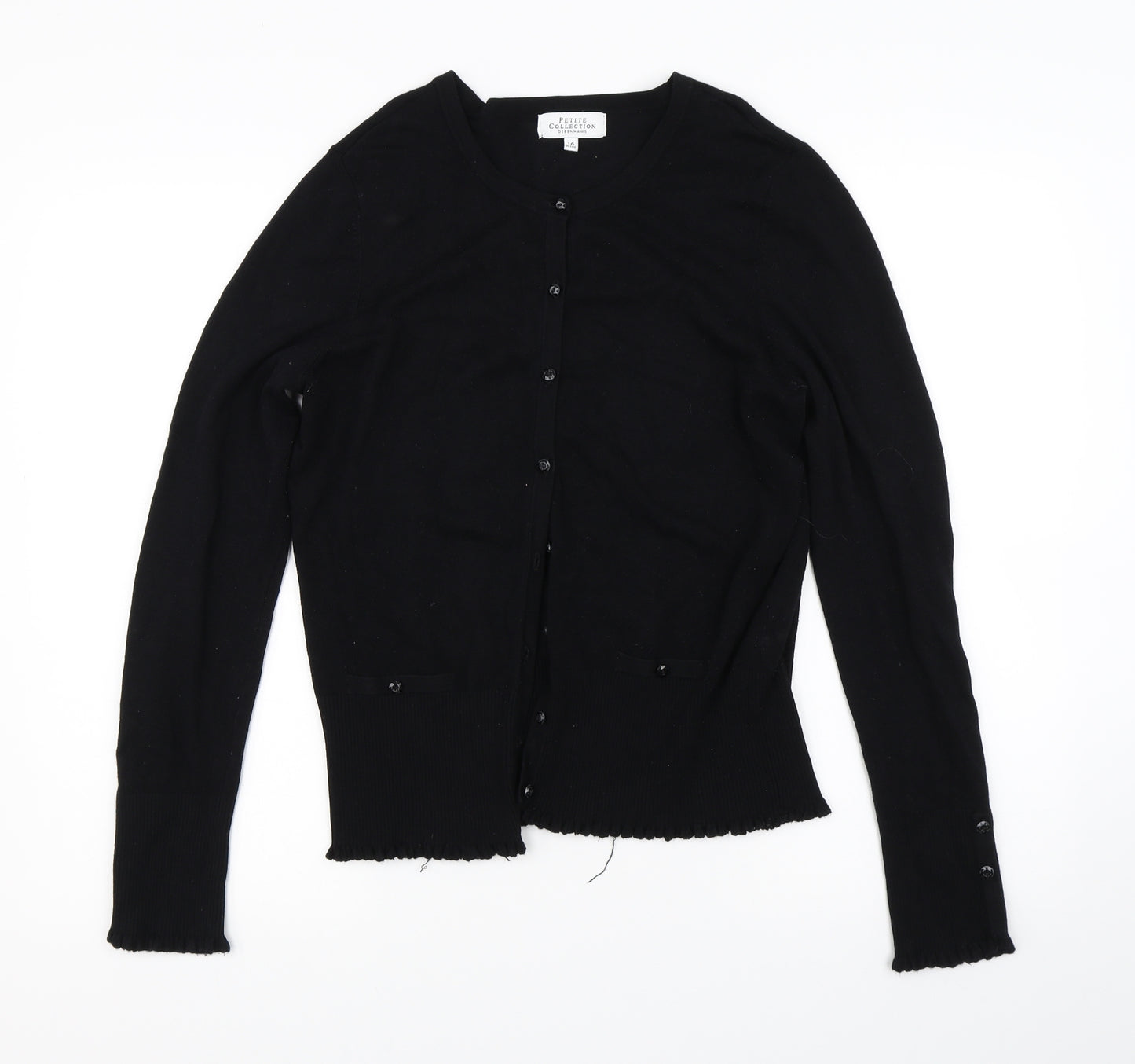 Debenhams Womens Black   Cardigan Jumper Size 16