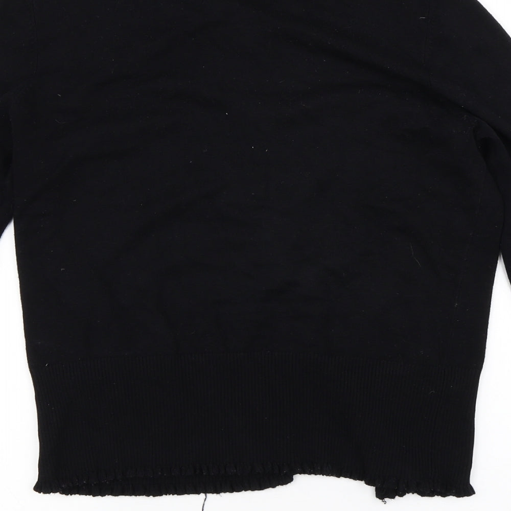 Debenhams Womens Black   Cardigan Jumper Size 16