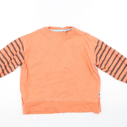George Boys Orange   Pullover Sweatshirt Size 5-6 Years