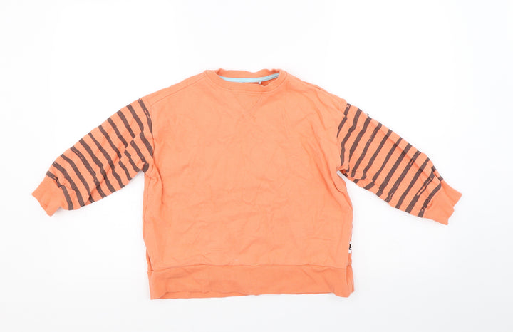 George Boys Orange   Pullover Sweatshirt Size 5-6 Years