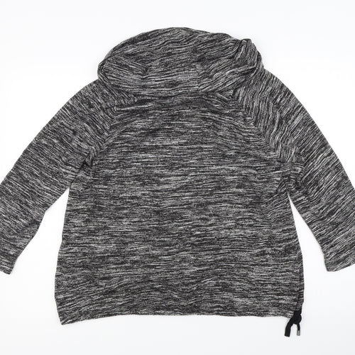 Peacocks Womens Grey   Pullover Jumper Size L