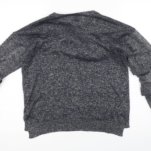 River Island Womens Grey   Henley Jumper Size 6