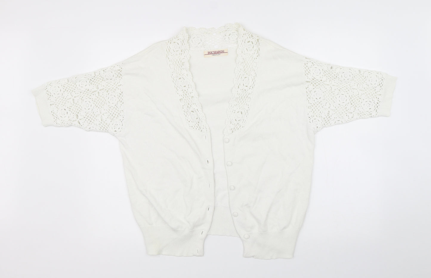 Richards Womens White   Pullover Jumper Size M