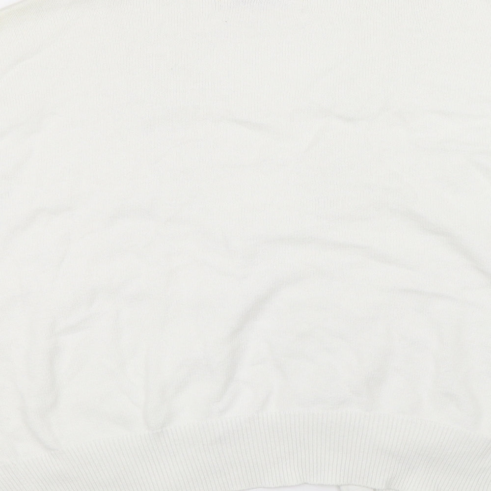 Richards Womens White   Pullover Jumper Size M