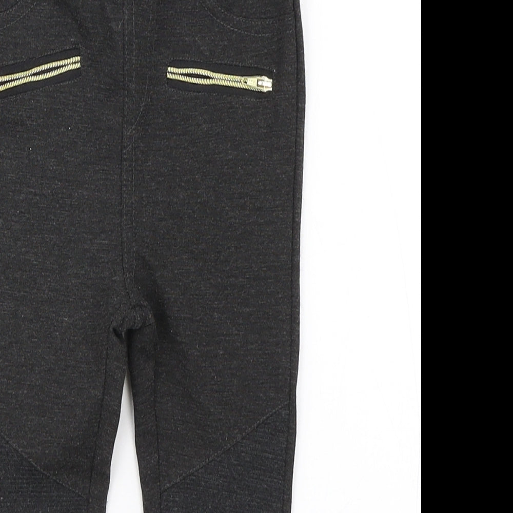 Primark Girls Grey   Capri Trousers Size 18-24 Months