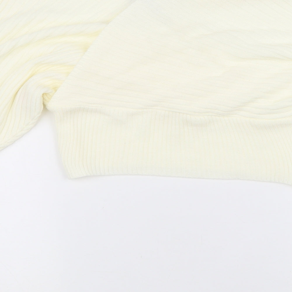 PRETTYLITTLETHING Womens White   Pullover Jumper Size S
