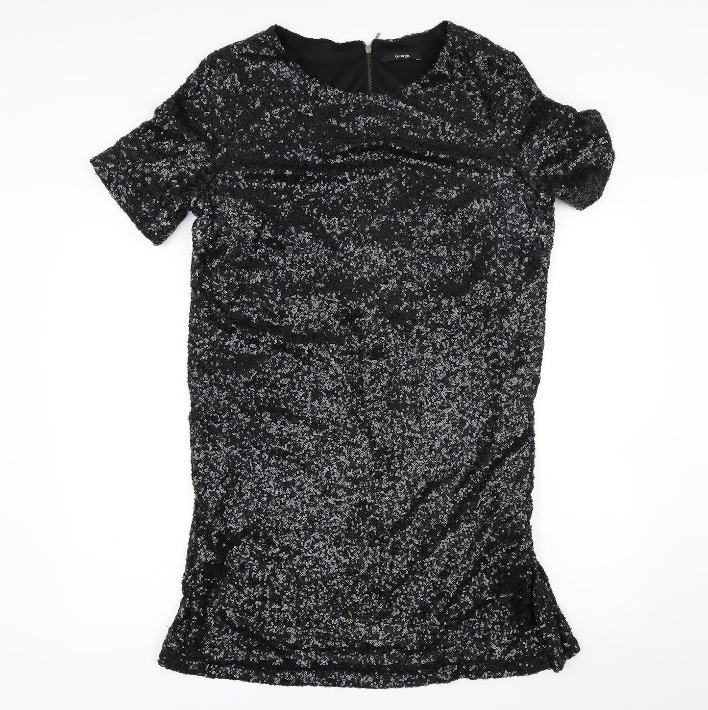 George Womens Black   T-Shirt Dress  Size 18