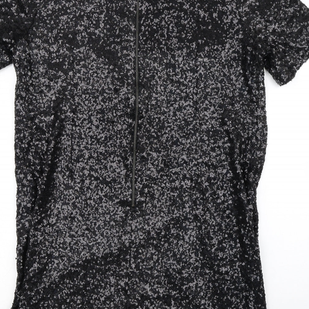 George Womens Black   T-Shirt Dress  Size 18