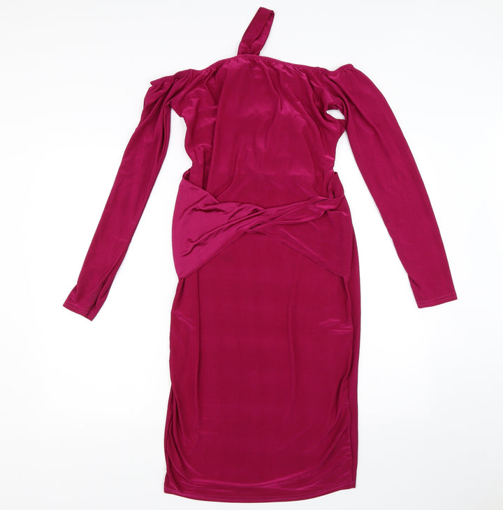 Missguided Womens Purple Bodycon Size 12