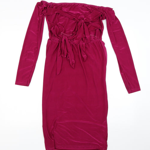 Missguided Womens Purple   Bodycon  Size 12