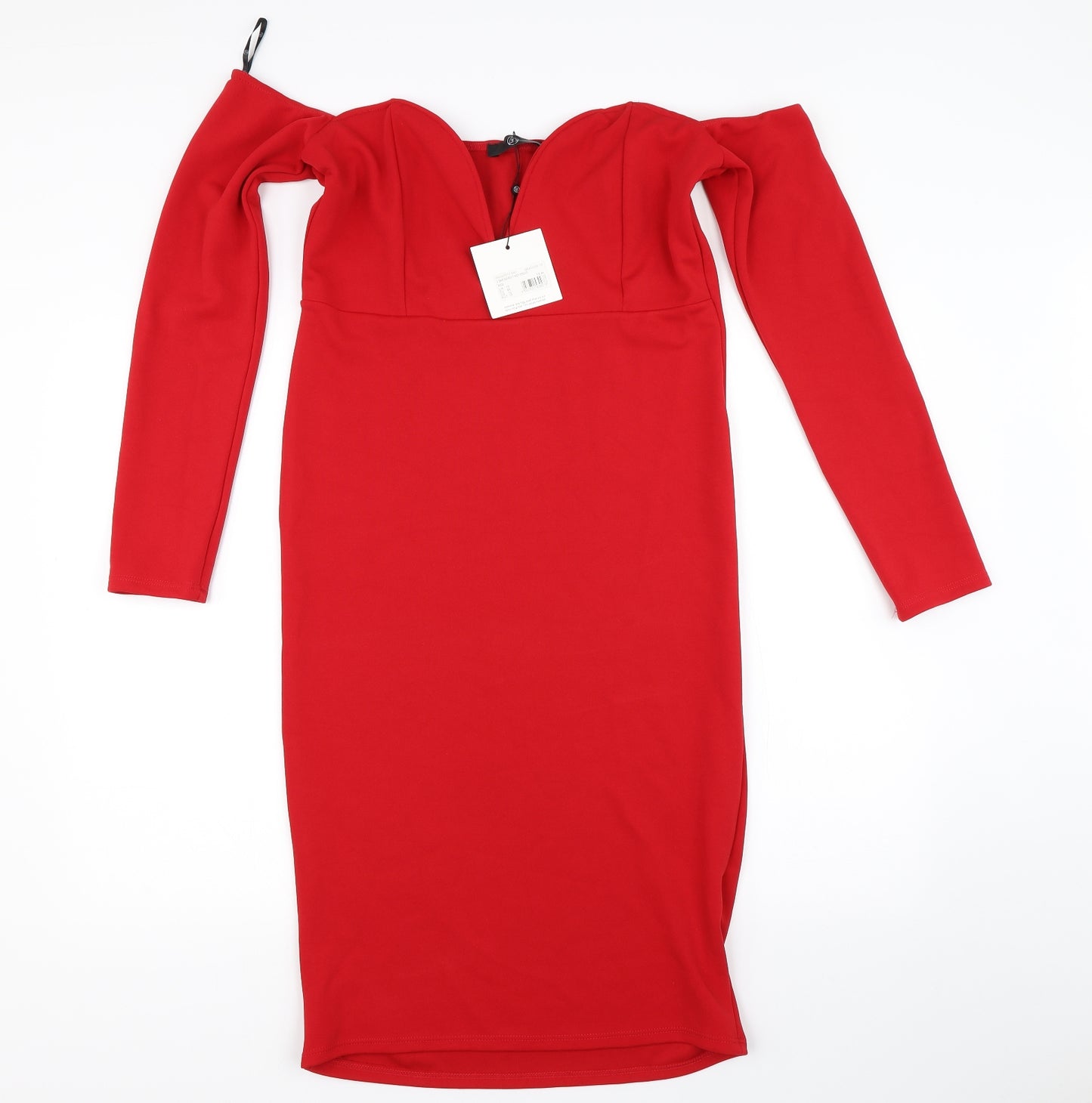 Missguided Womens Red   Bodycon  Size 16
