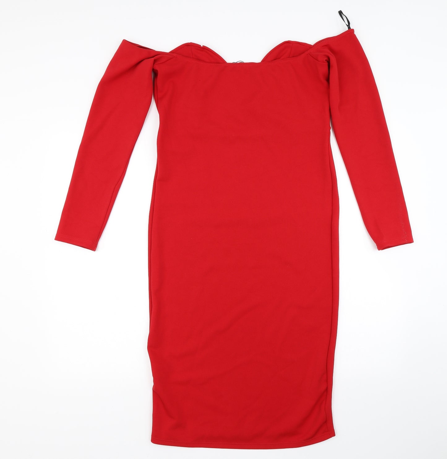 Missguided Womens Red   Bodycon  Size 16
