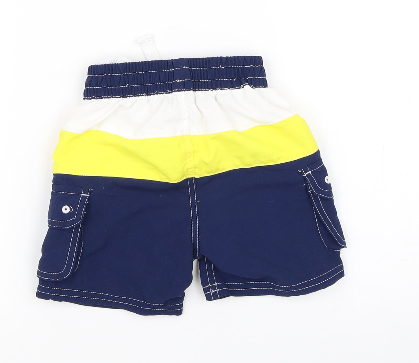 Mini Club Boys Multicoloured Striped  Cropped Trousers Size 9-12 Months