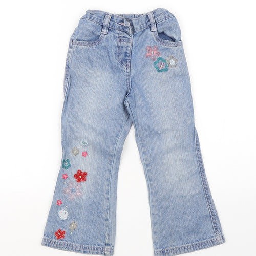 TU Girls Blue   Bootcut Jeans Size 3-4 Years