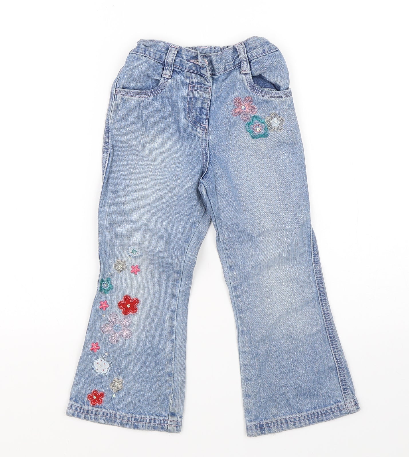 TU Girls Blue   Bootcut Jeans Size 3-4 Years
