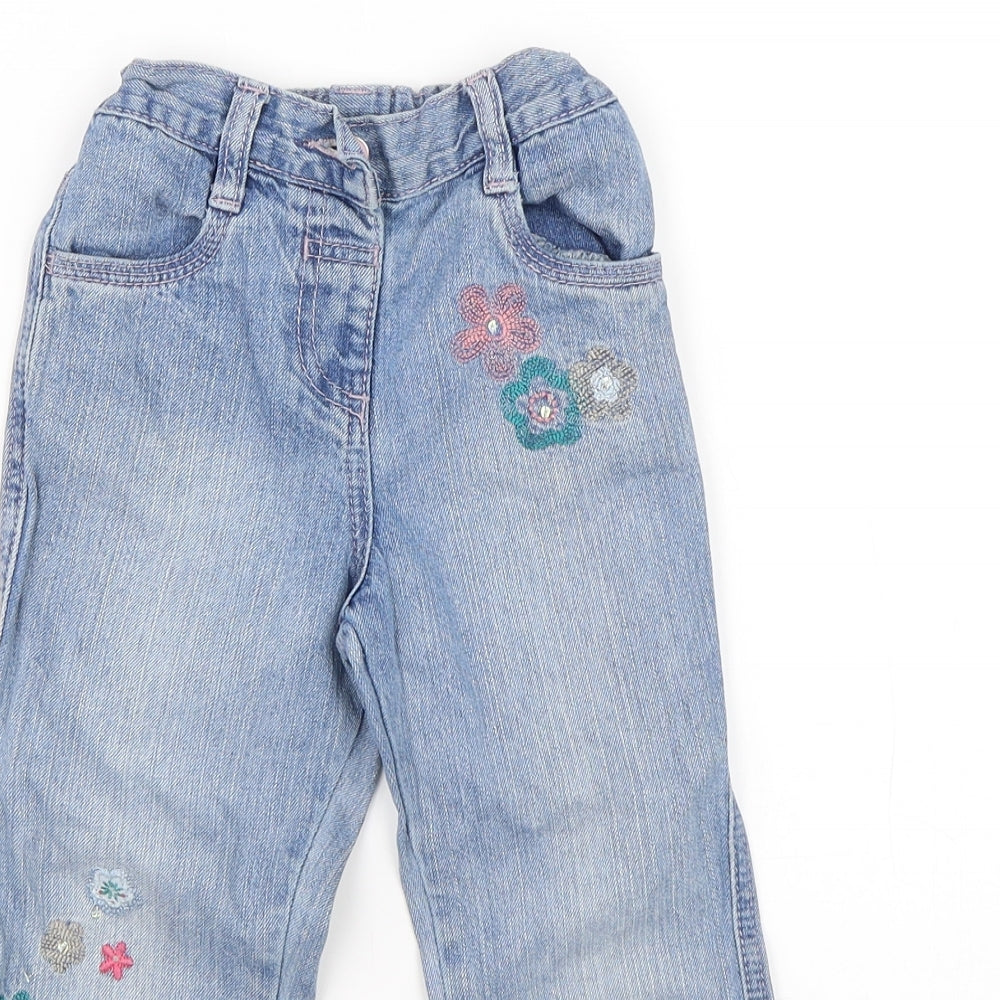 TU Girls Blue   Bootcut Jeans Size 3-4 Years