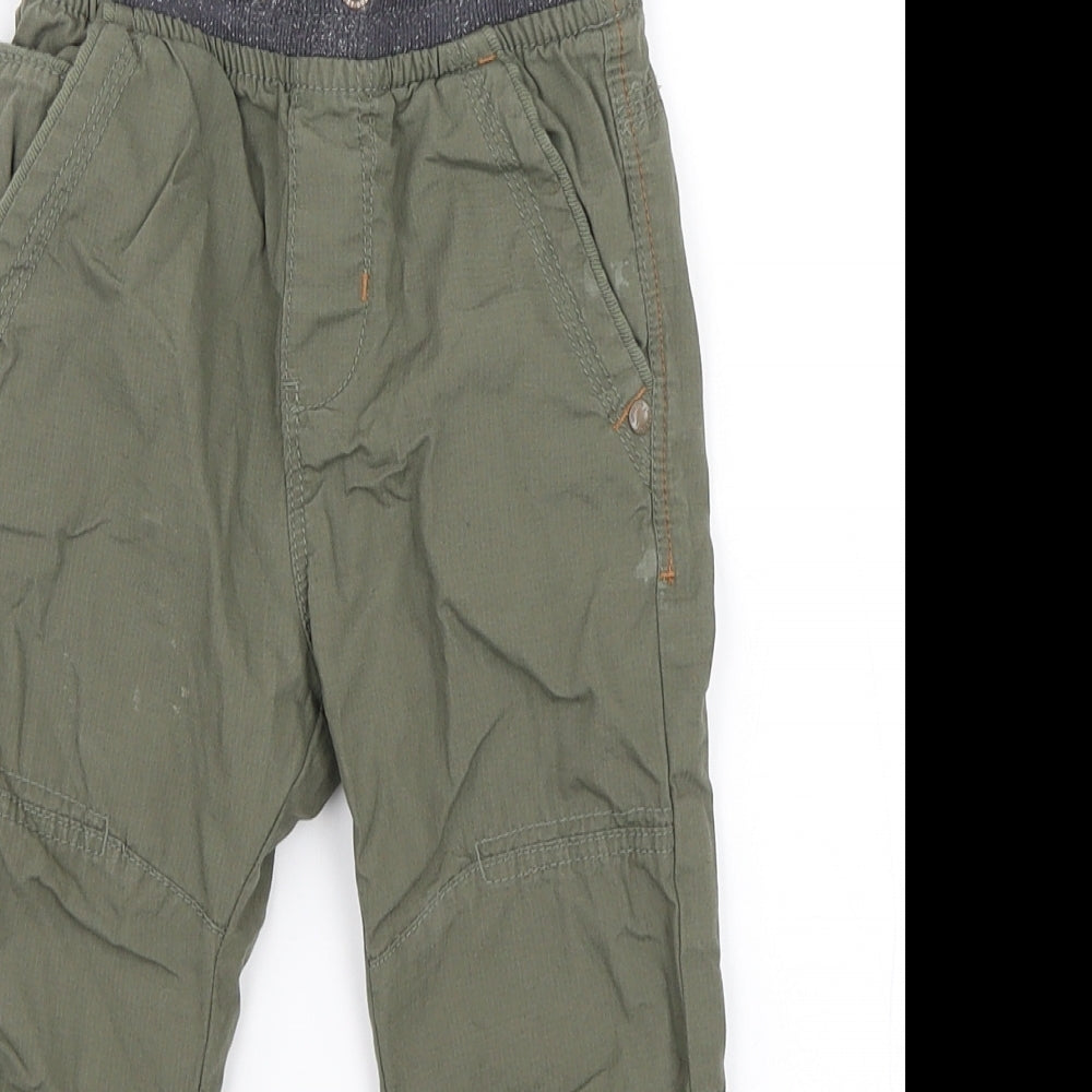 NEXT Boys Green   Cargo Trousers Size 18-24 Months
