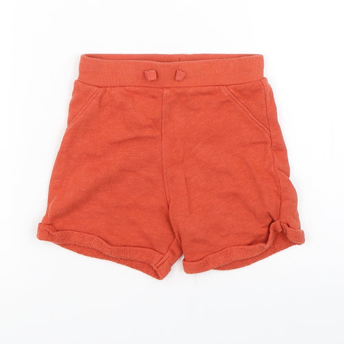 Marks and Spencer Boys Orange   Cropped Trousers Size 12-18 Months