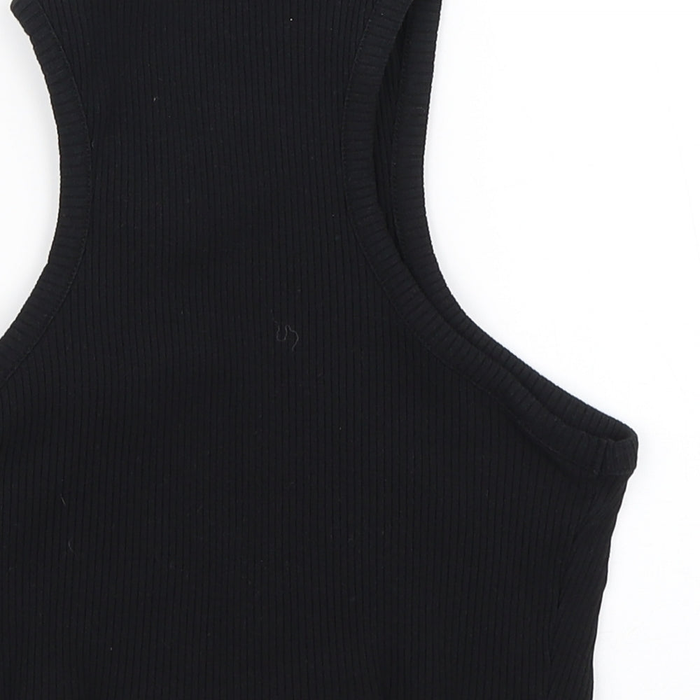 NA-KD Womens Black   Basic Tank Size S