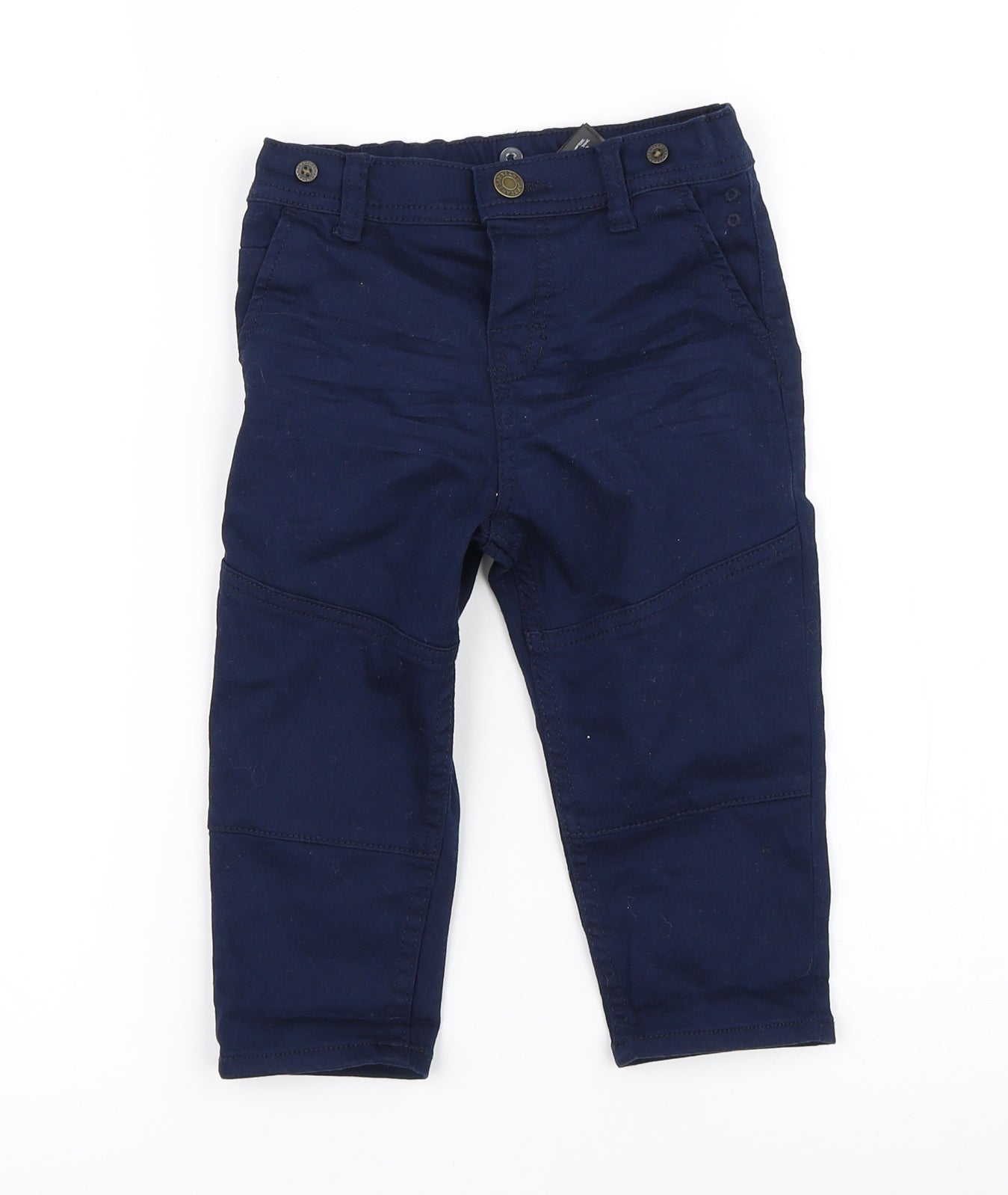 H&M Boys Blue   Cargo Trousers Size 12-18 Months