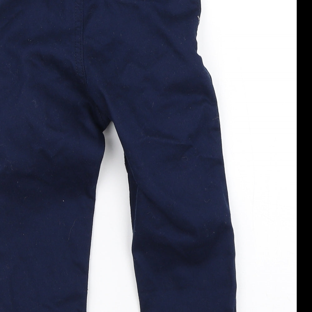 H&M Boys Blue   Cargo Trousers Size 12-18 Months