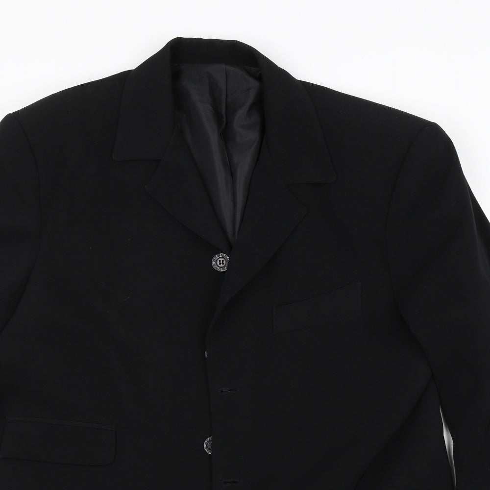 Preworn Mens Black   Jacket Blazer Size 42