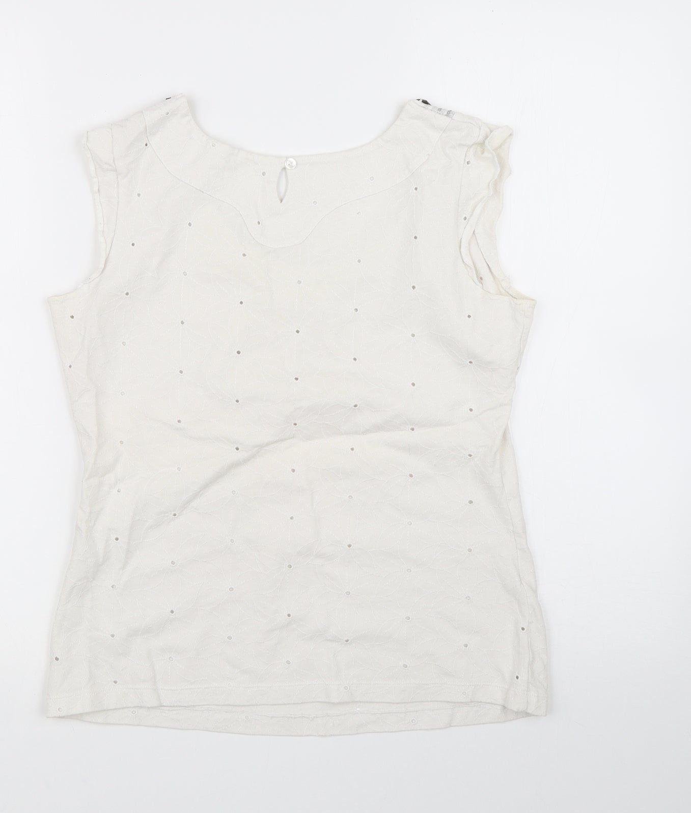 Per Una Womens White   Basic T-Shirt Size 10
