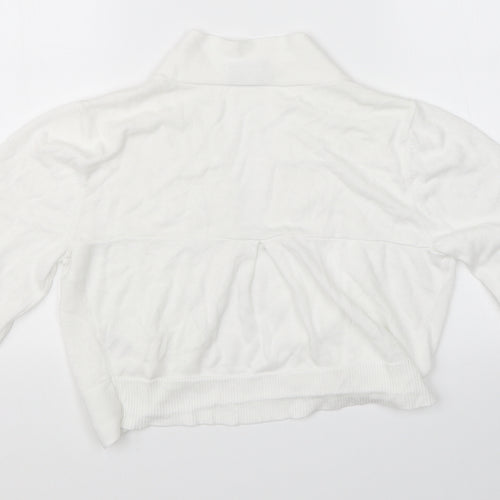 Wallis Womens White   Pullover Jumper Size M