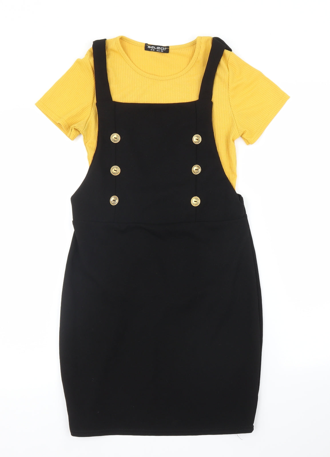 Select Womens Yellow   A-Line  Size 10  - Shirt and dress set