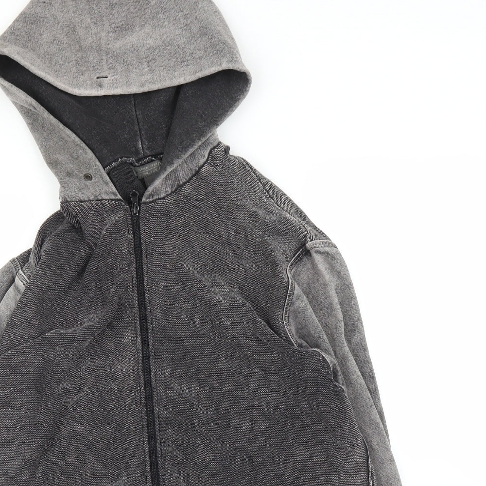 Extreme Gear Mens Grey   Full Zip Hoodie Size XL