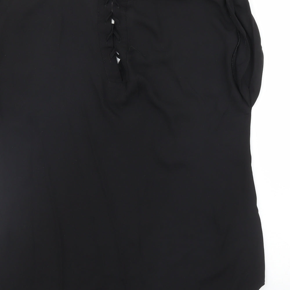 F&F Womens Black   Basic Blouse Size 10