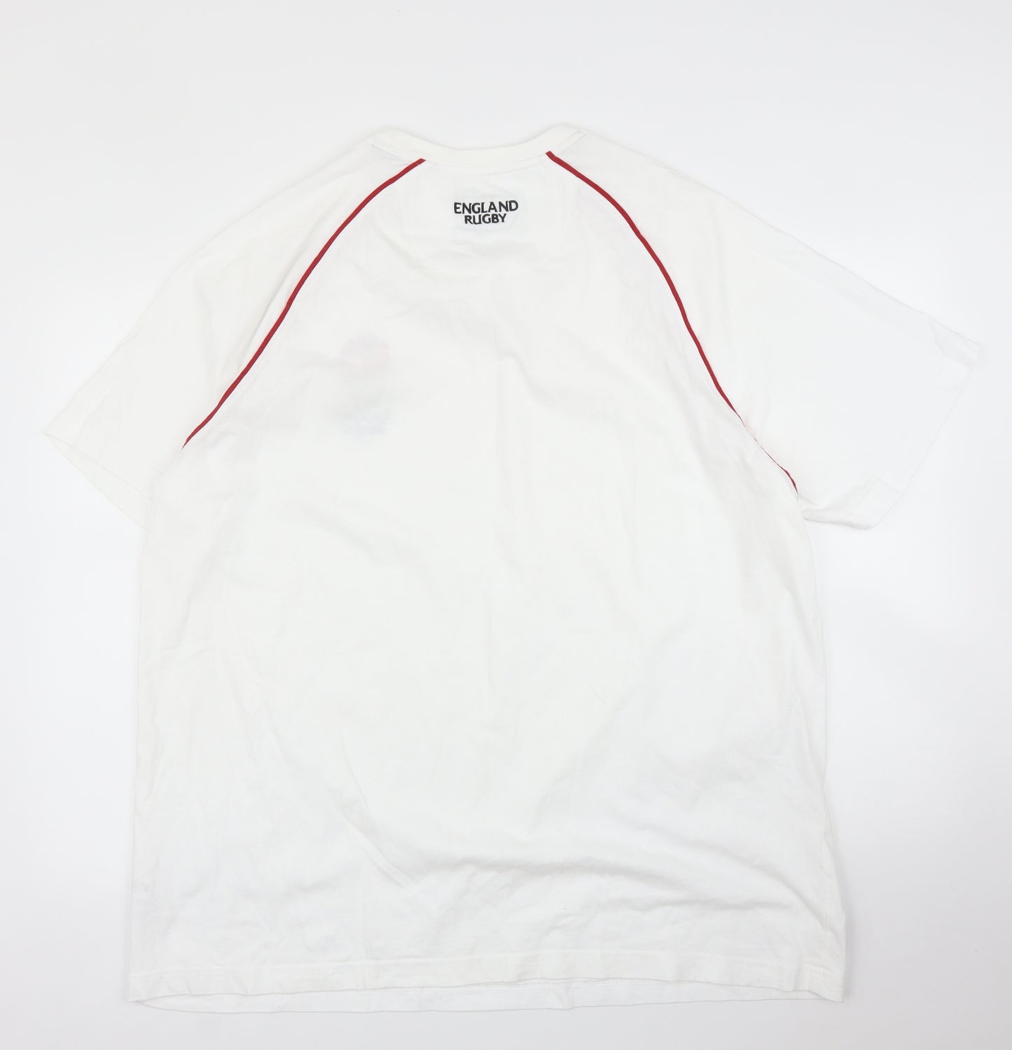 TU Mens White    T-Shirt Size 2XL  - England Rugby