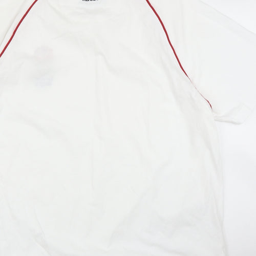 TU Mens White    T-Shirt Size 2XL  - England Rugby