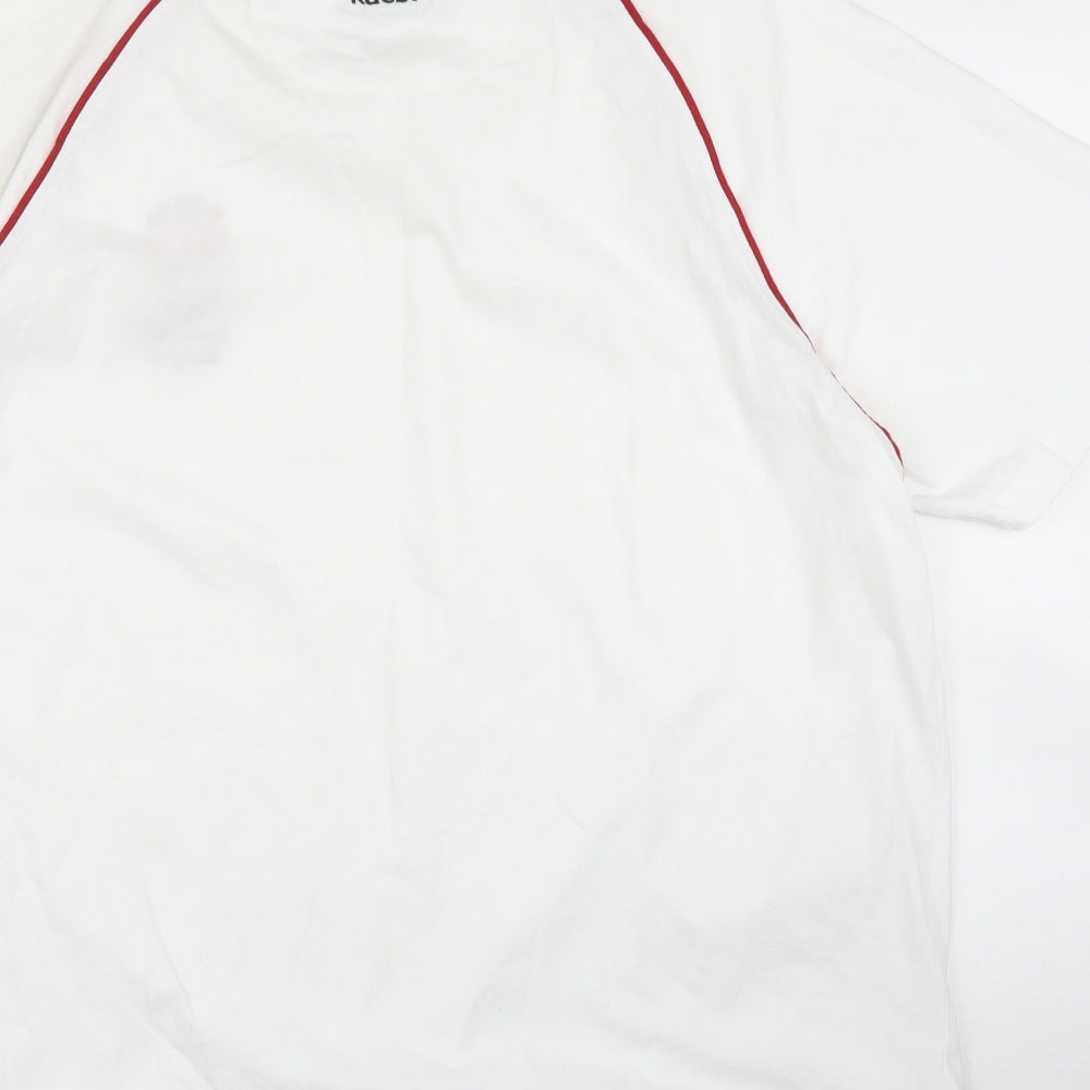 TU Mens White    T-Shirt Size 2XL  - England Rugby
