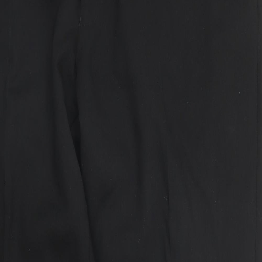M&S Mens Black   Trousers  Size 38 in L33 in