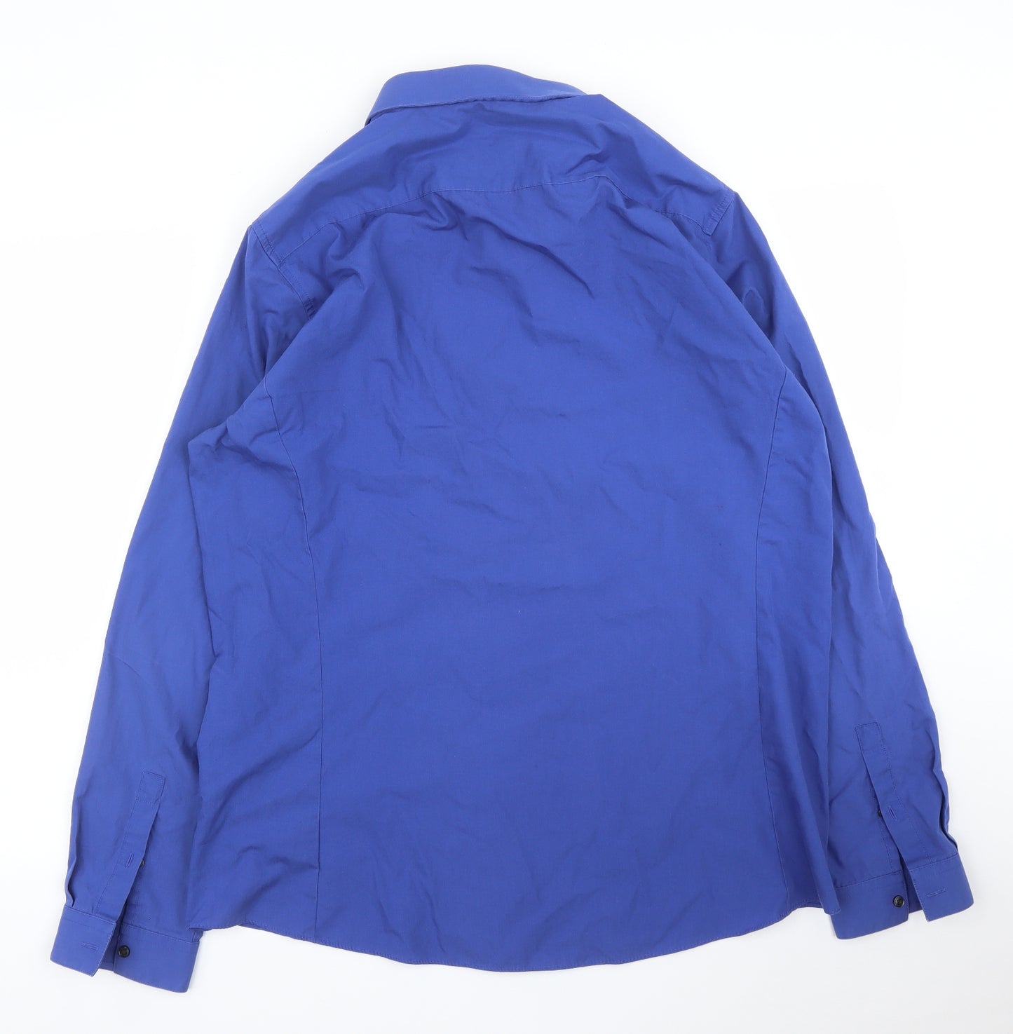 Burton Mens Blue    Button-Up Size XL