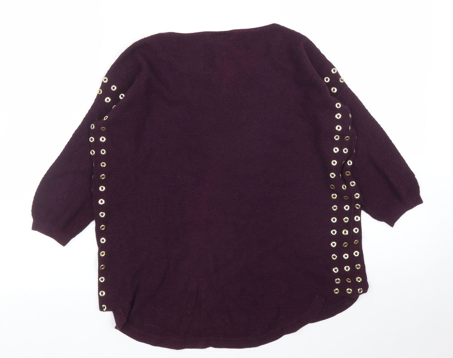 Warehouse Womens Purple   Pullover Jumper Size 6