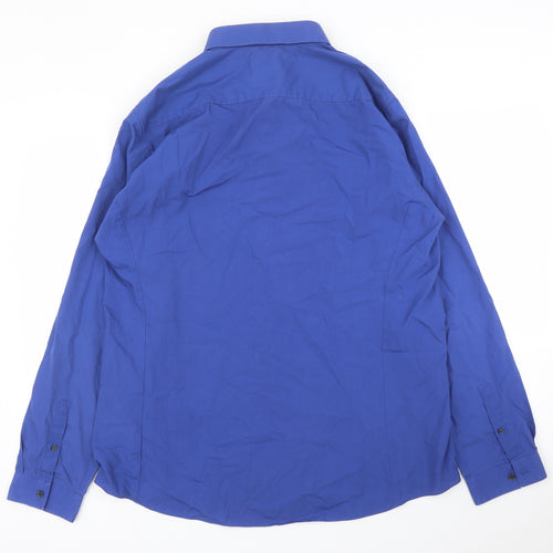 Burton Mens Blue    Button-Up Size XL